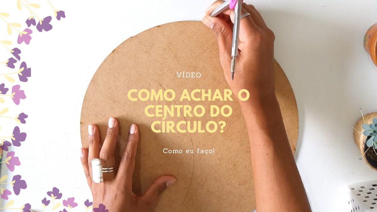 Como encontrar o centro do círculo?
