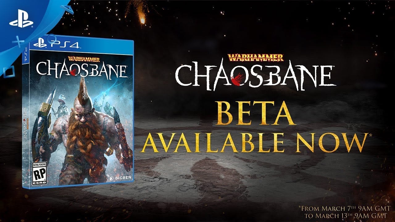 Warhammer: Chaosbane - Beta Launch Trailer | PS4