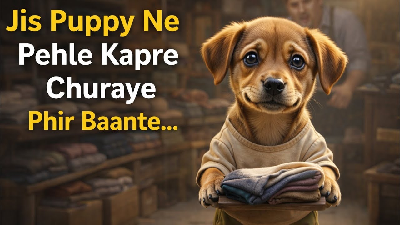 “Jis puppy ne ghalti ki…us ne hi mehnat se misaal bhi bana di 🐶💔#EmotionalStory#PuppyStory