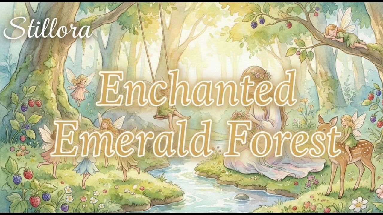 Enchanted Emerald Forest [Part 2] | Magical Kalimba & Fairy Music for Reading