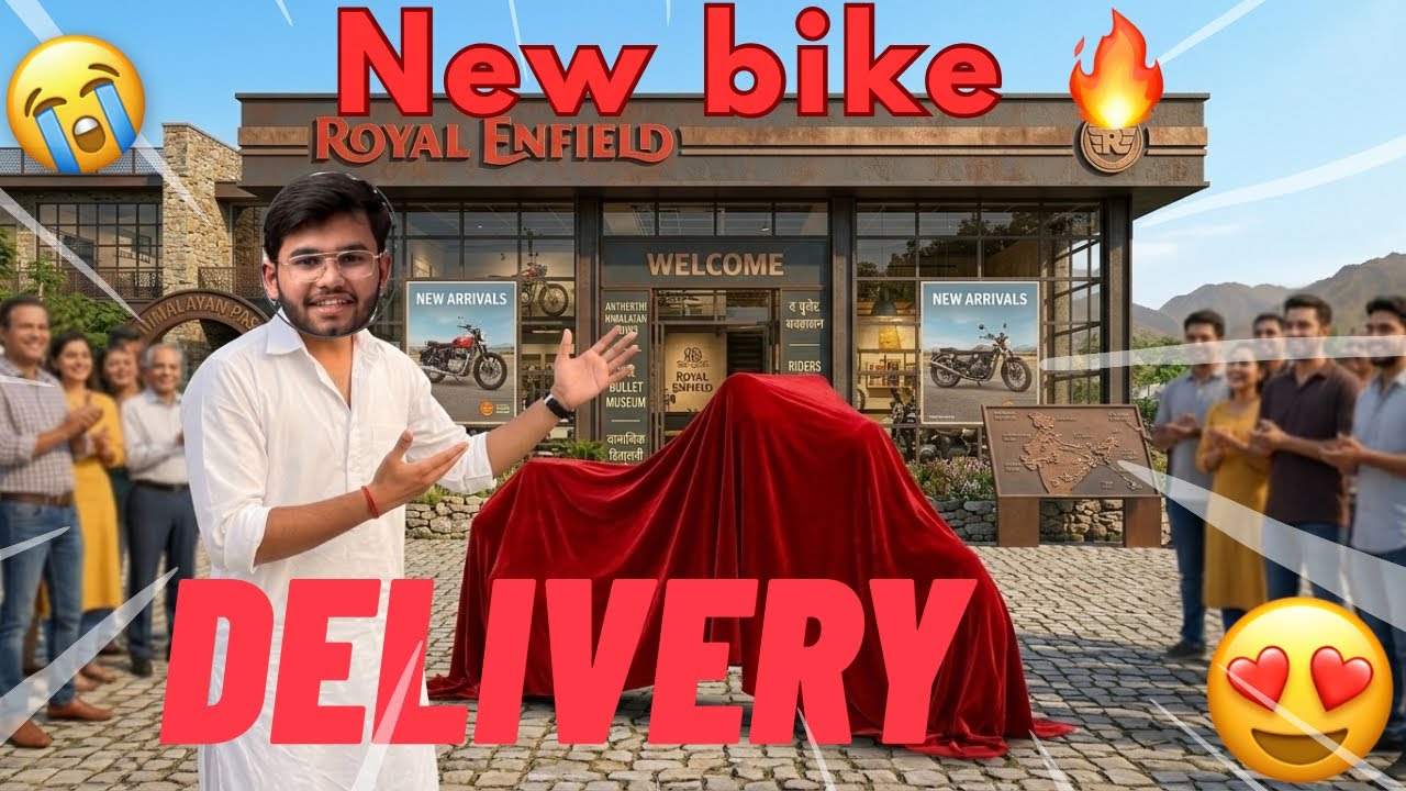 NEW FAMILY MEMBER ADDED 🥹😍|ROYAL ENFIELD BIKE DELIVERY 🔥
