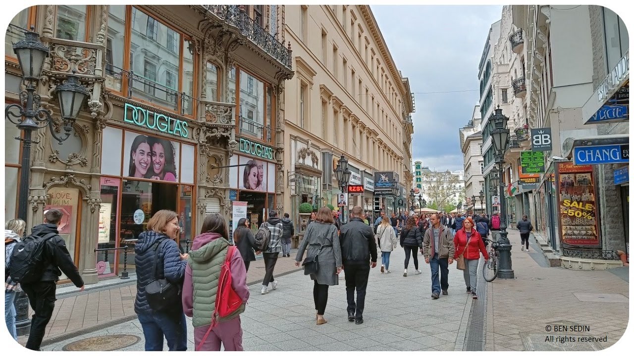Váci Street (Váci utca) - Budapest, Hungary