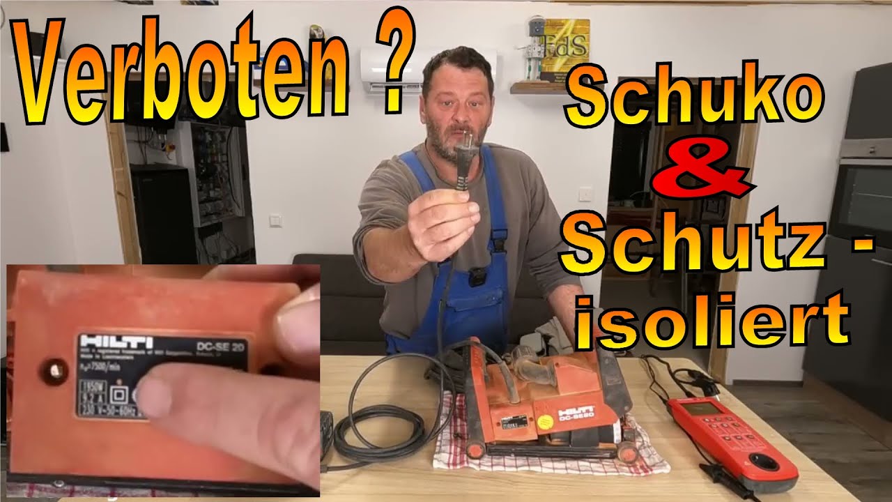 Schuko Stecker bei Schutzisoliertem Gerät 😱Verbote ? oder nicht  ⚡Freunde des Stroms⚡