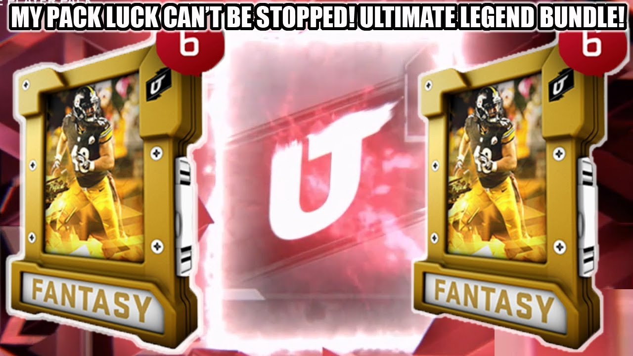 MY PACK LUCK CAN'T BE STOPPED! HUGE PULLS FROM UL FANTASY BUNDLE! | MADDEN 20 ULTIMATE TEAM