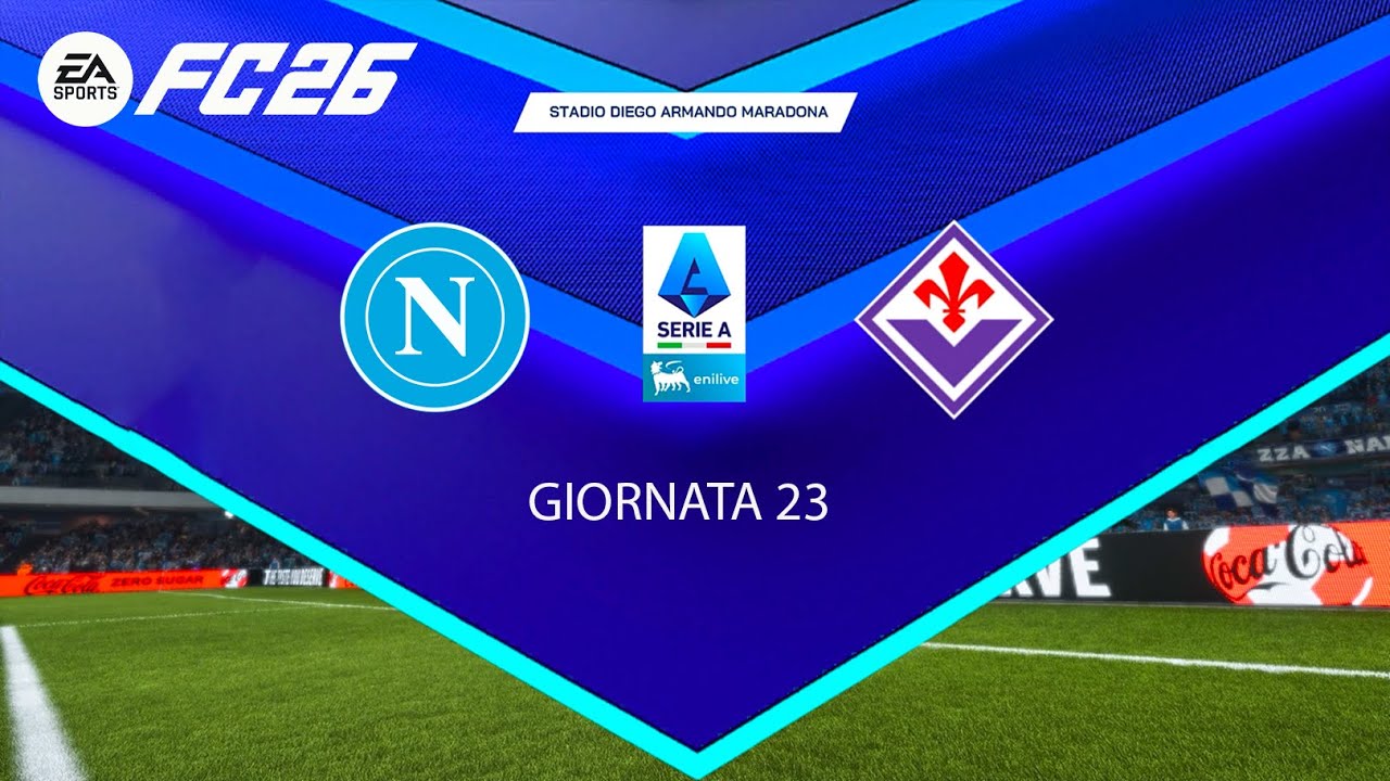 FC 26 - NAPOLI vs FIORENTINA | Serie A 2025/26 Giornata 23 – Simulazione Real Match