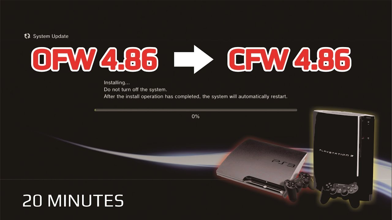 How to install CFW 4.86 on PS3 OFW 4.86