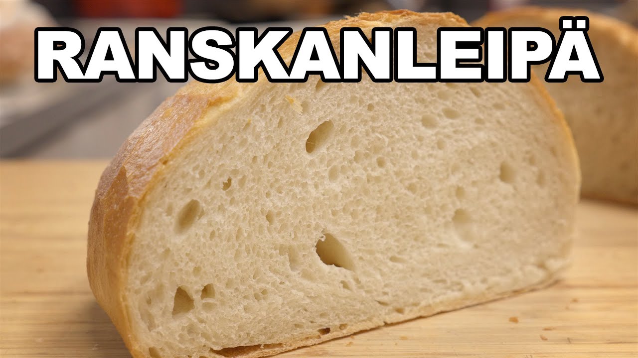 Ranskaleipä eli millaisella reseptillä paras vaalea leipä syntyy kotona!