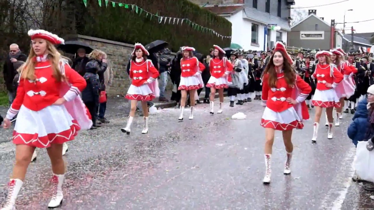 Majorettes carnaval Herbiester Jalhay 2017