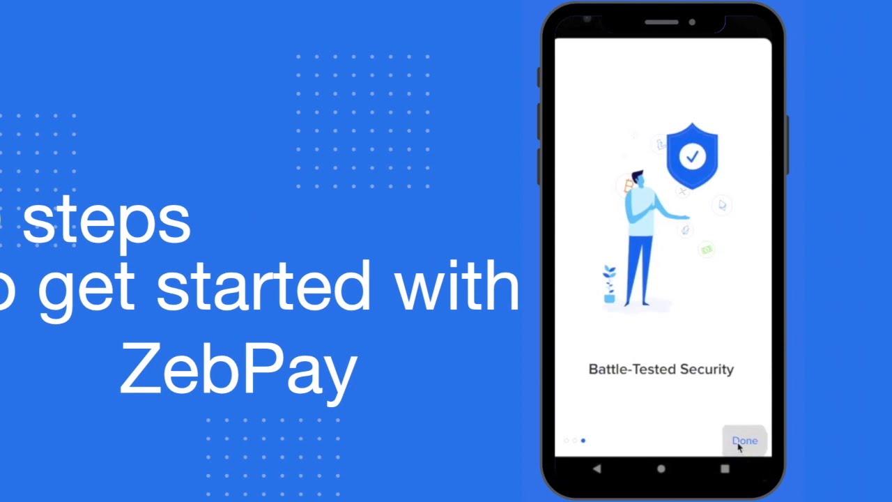 5 steps to get started with Zebpay