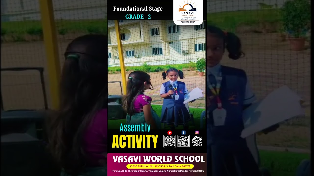 #Assembly Activity #Grade-2 #vasaviworldschool
