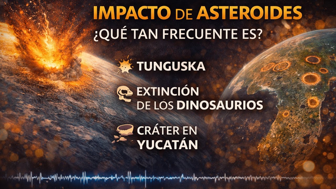 ¿Cada cuánto tiempo impacta un asteroide en la Tierra?