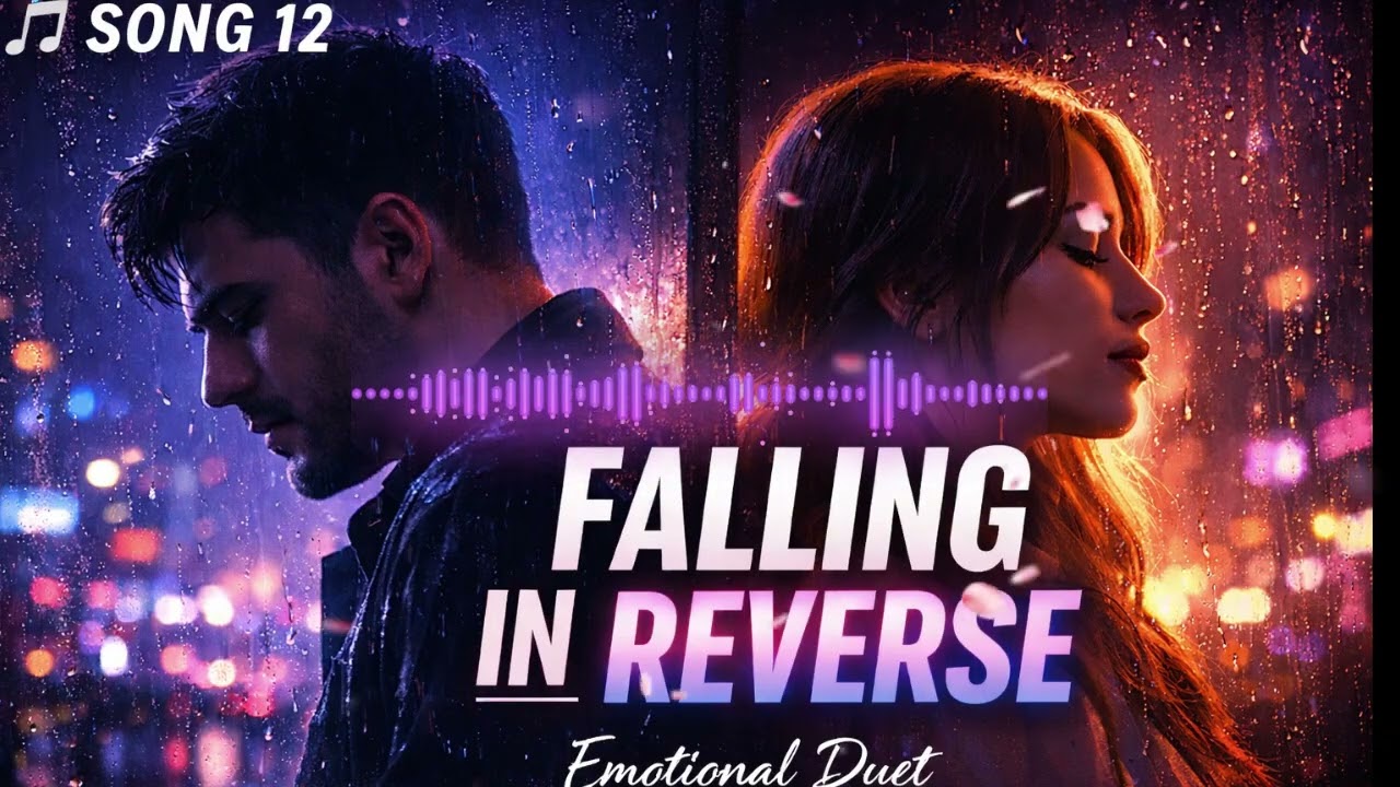 “Falling In Reverse” Duet Version Chill indie acoustic lo fi, late night vibe, Emotional Song Lyric