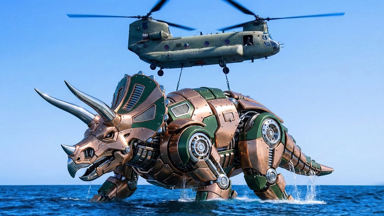 Restoring a SUNKEN Triceratops MECH to Fight