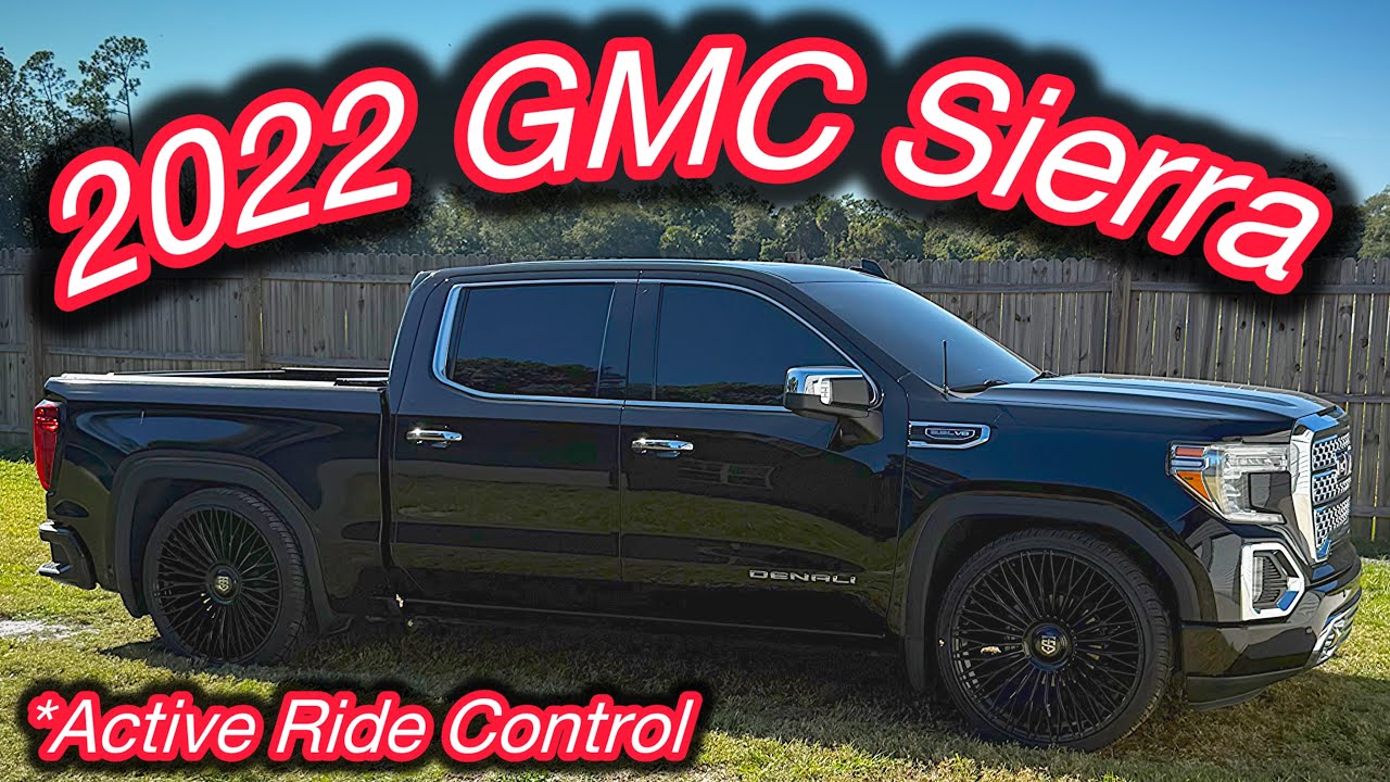 2022 GMC Sierra Denali Lowered on 26s while keeping the ARC system