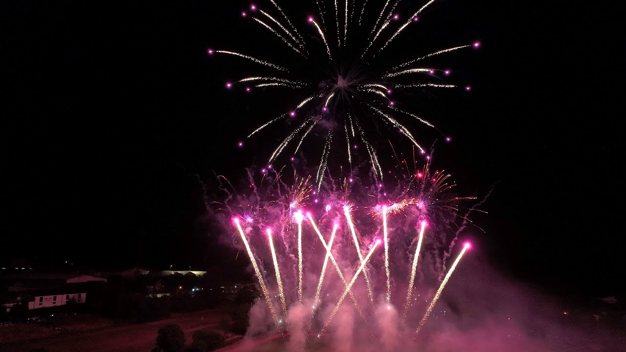 Beerfelden Pferdemarkt 2023 - Musiksynchrones Feuerwerk