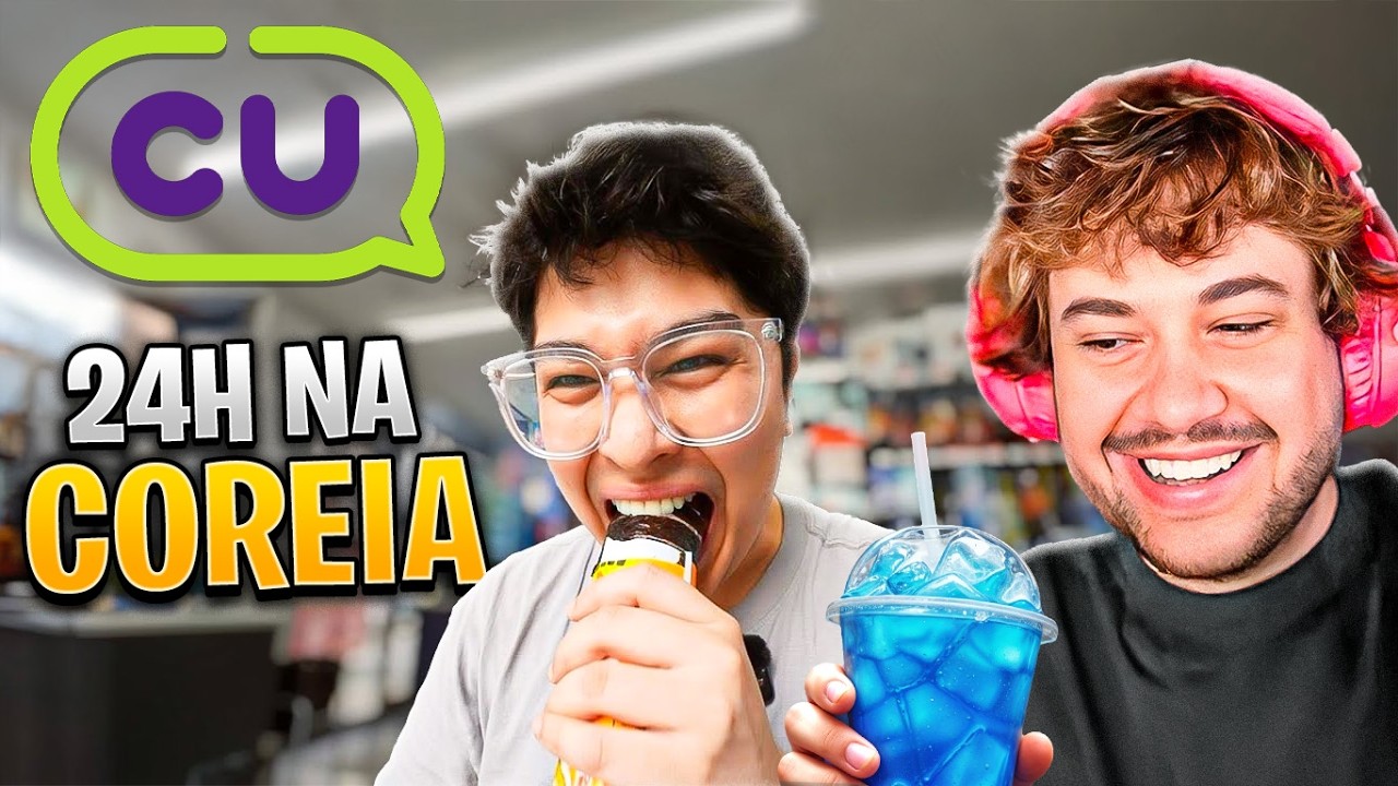 24H COMENDO NA LOJA DE CONVENIÊNCIA COREANA! – React Haruyuki