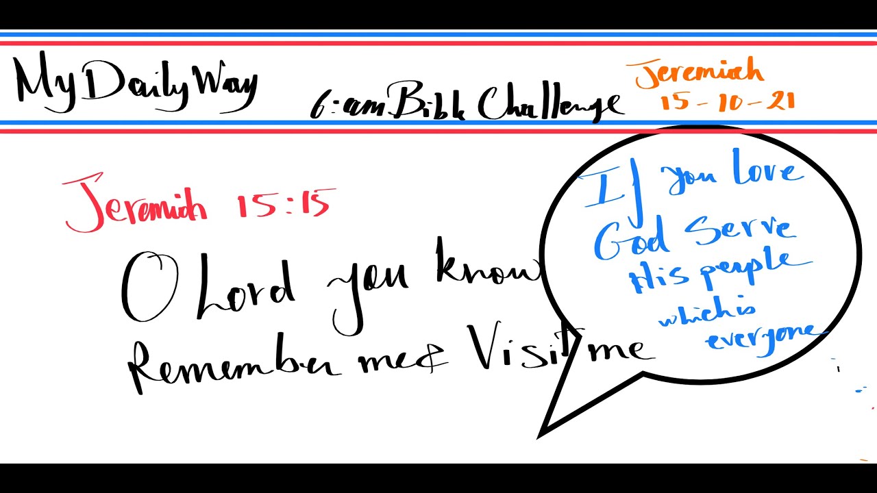 27  Book of Jeremiah chapter 15 Verse 9- 21 Lord You Know Fr Paul Baky 02 28 2023
