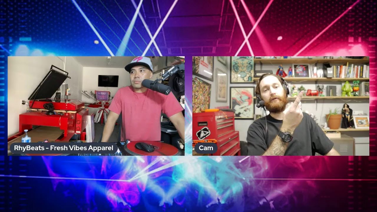 LIVE with Special Guest : CAM EARVEN (The Print Life)