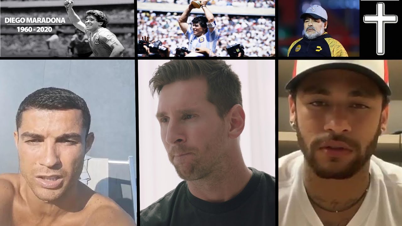 Football Stars React to Diego Maradona Death