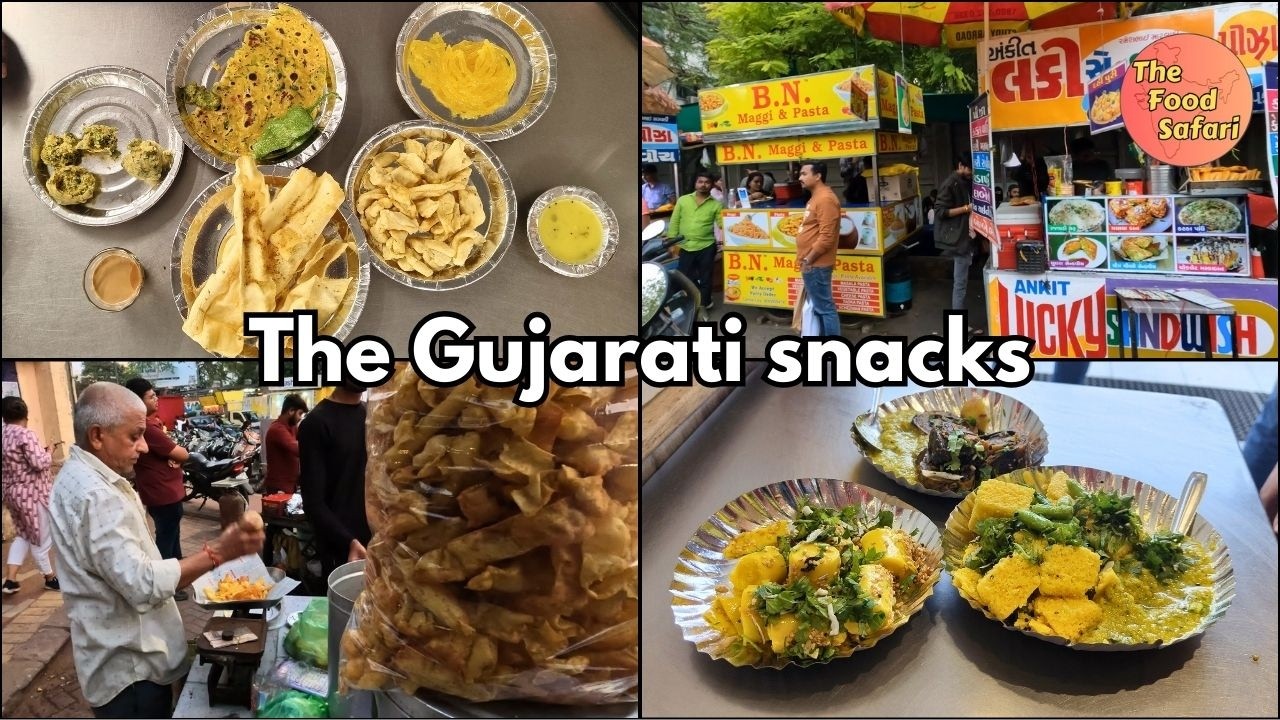 Best Gujarati Snacks in Ahmedabad! | Most popular restaurants serving Gujrati snacks #gujaratisnack