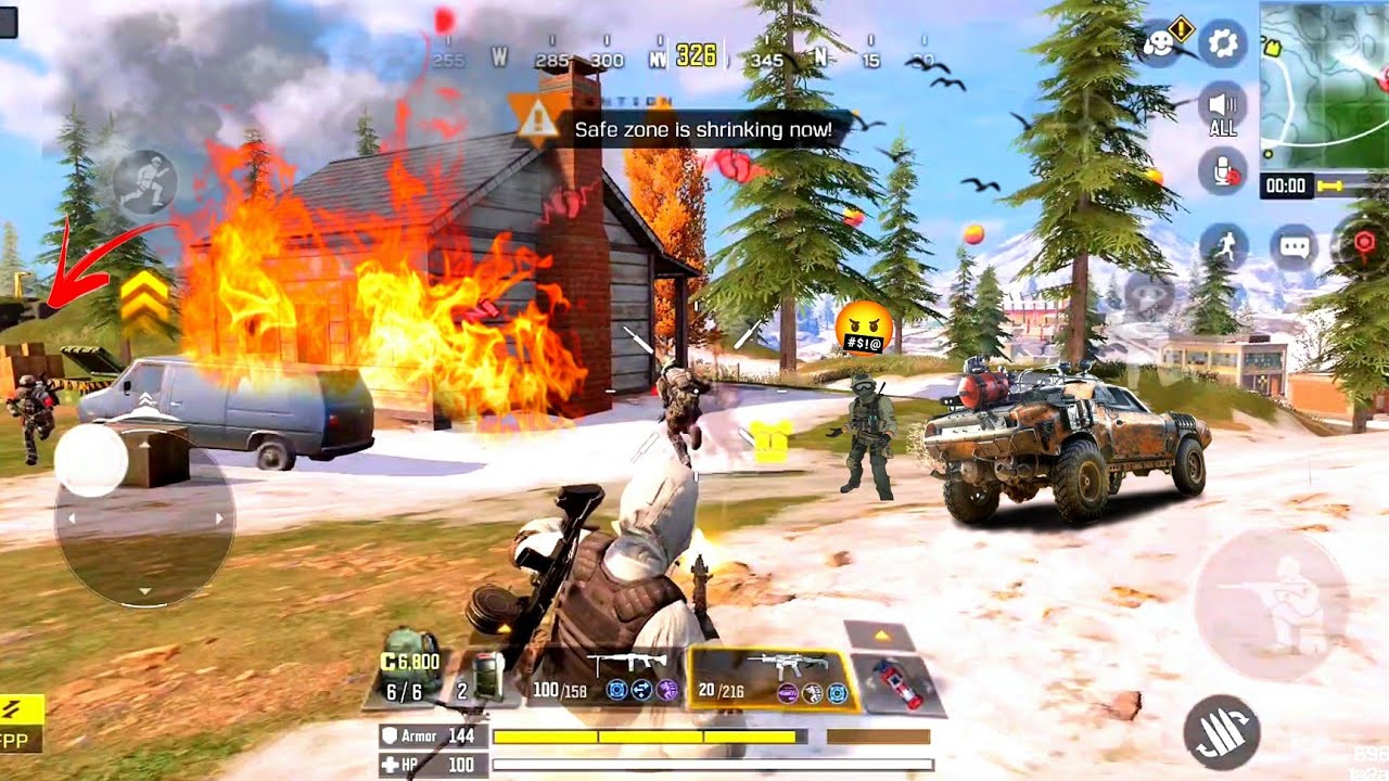 NEW RPD GUN🥰LEGENDARY SOLO vs SQUAD FULL BR GAMEPLAY CALL OF DUTY MOBILE