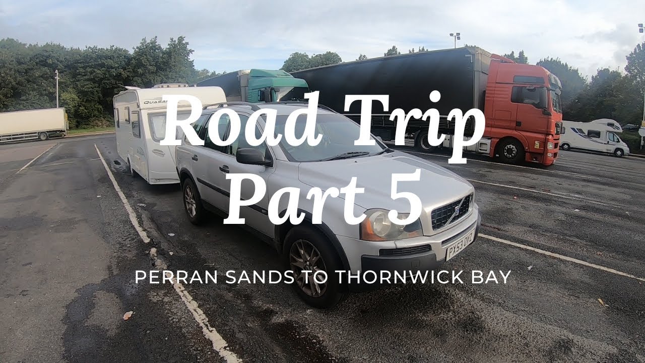 I brought a friend's carvan from Perran Sands to Thornwick Bay - Road Trip Part 5