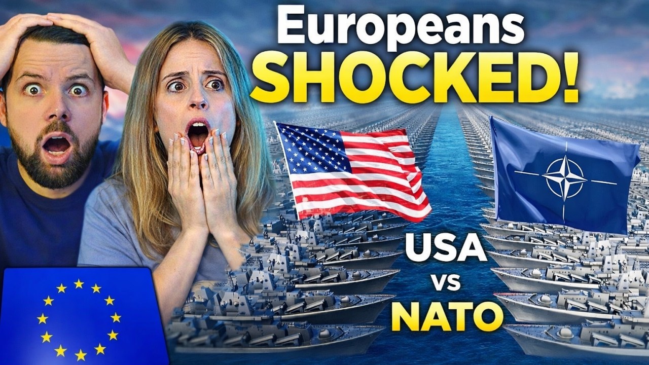 Europeans Shocked by USA vs NATO Military Power Comparison