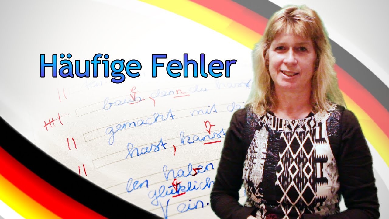 HÄUFIGE FEHLER Deutsch lernen #5