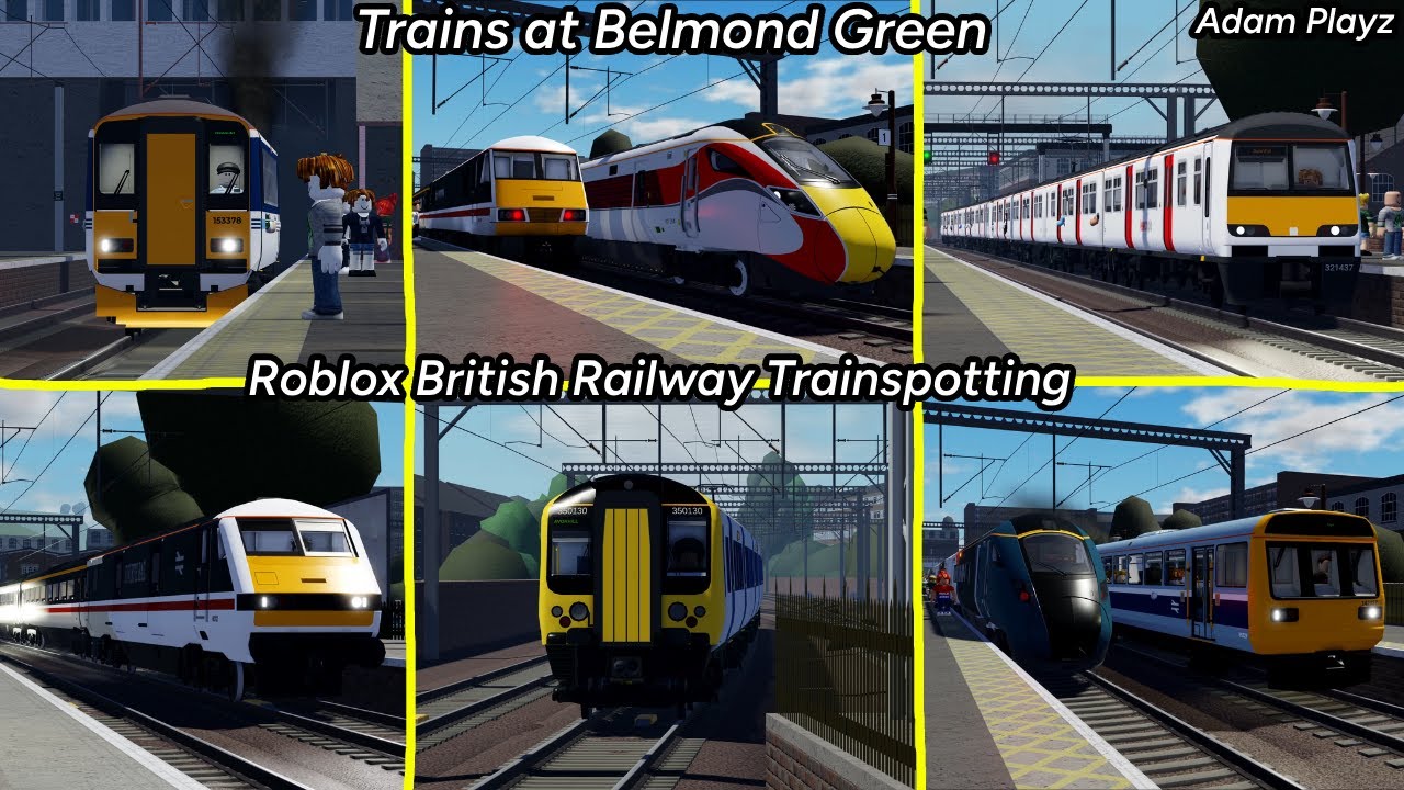 Trains at Belmond Green (Roblox British Railway Trainspotting (18/07/25)