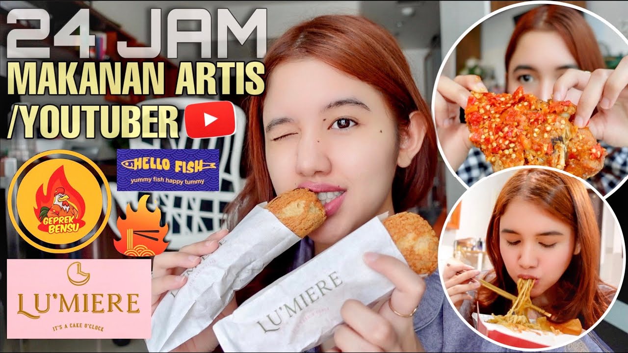 24 JAM MAKANAN ARTIS!! COBAIN SEMUA YANG HITS
