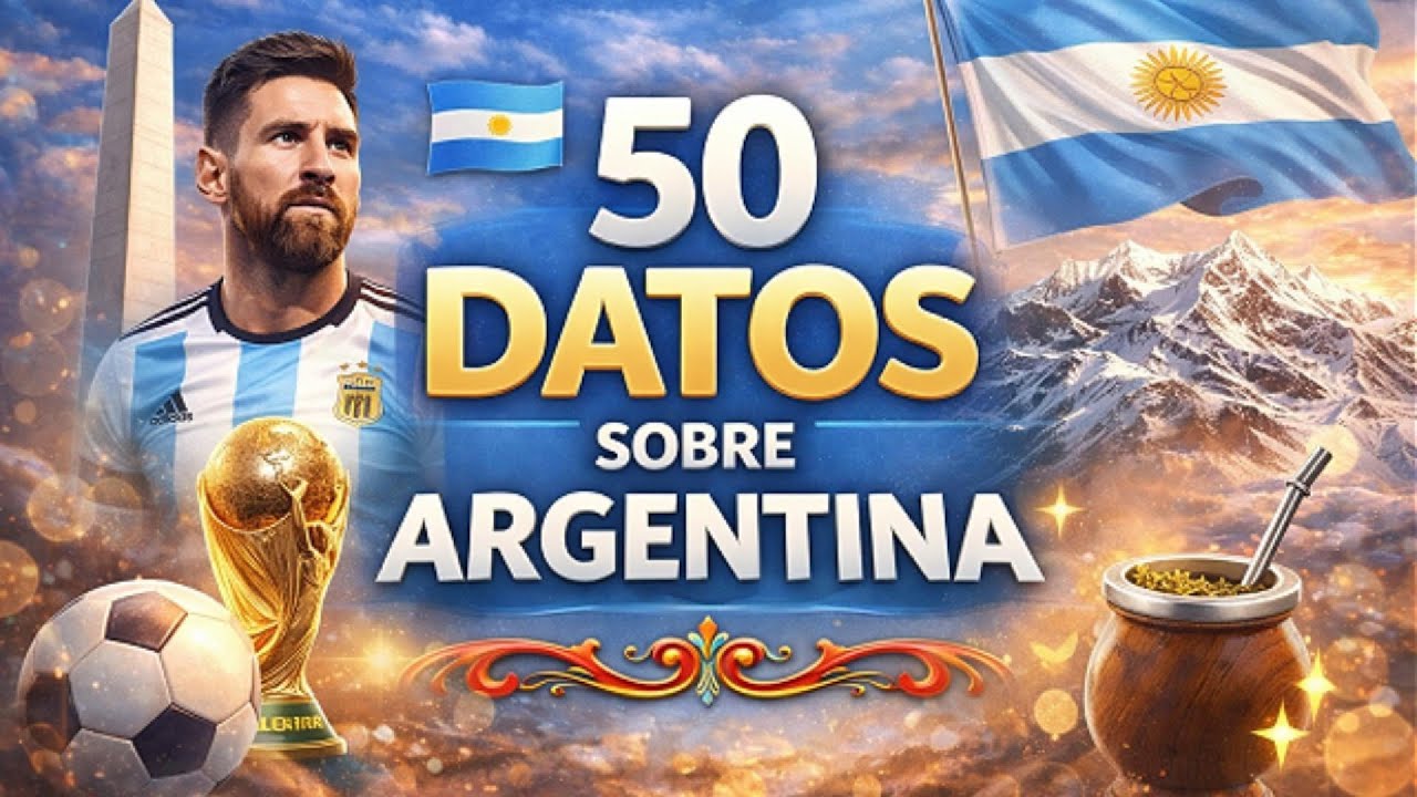 50 DATOS SOBRE ARGENTINA 🇦🇷