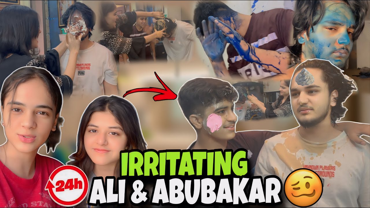 IRRITATING ALI & ABUBAKAR FOR 24 HOURS // MOST ENTERTAINING VLOG