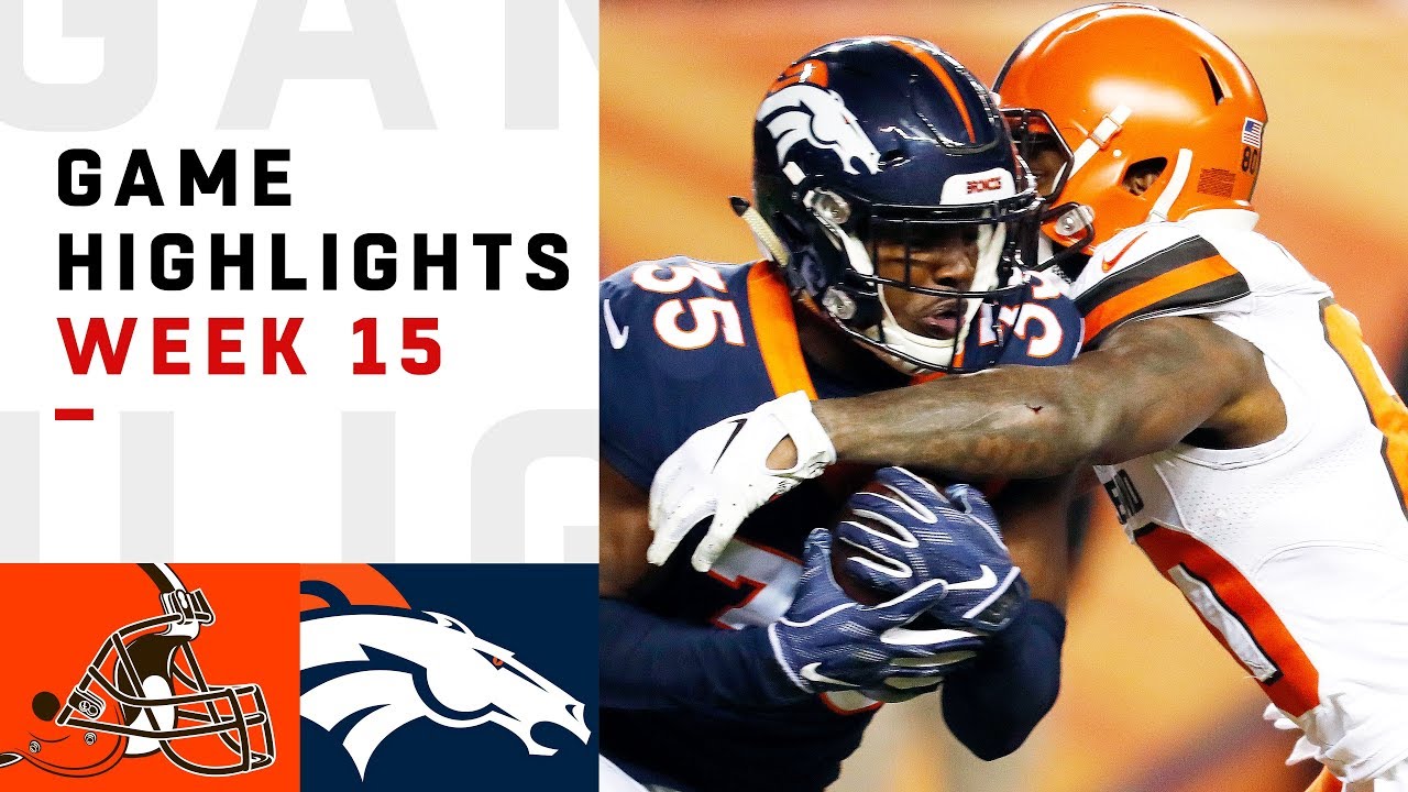 Browns vs. Broncos Week 15 Highlights | NFL 2018
