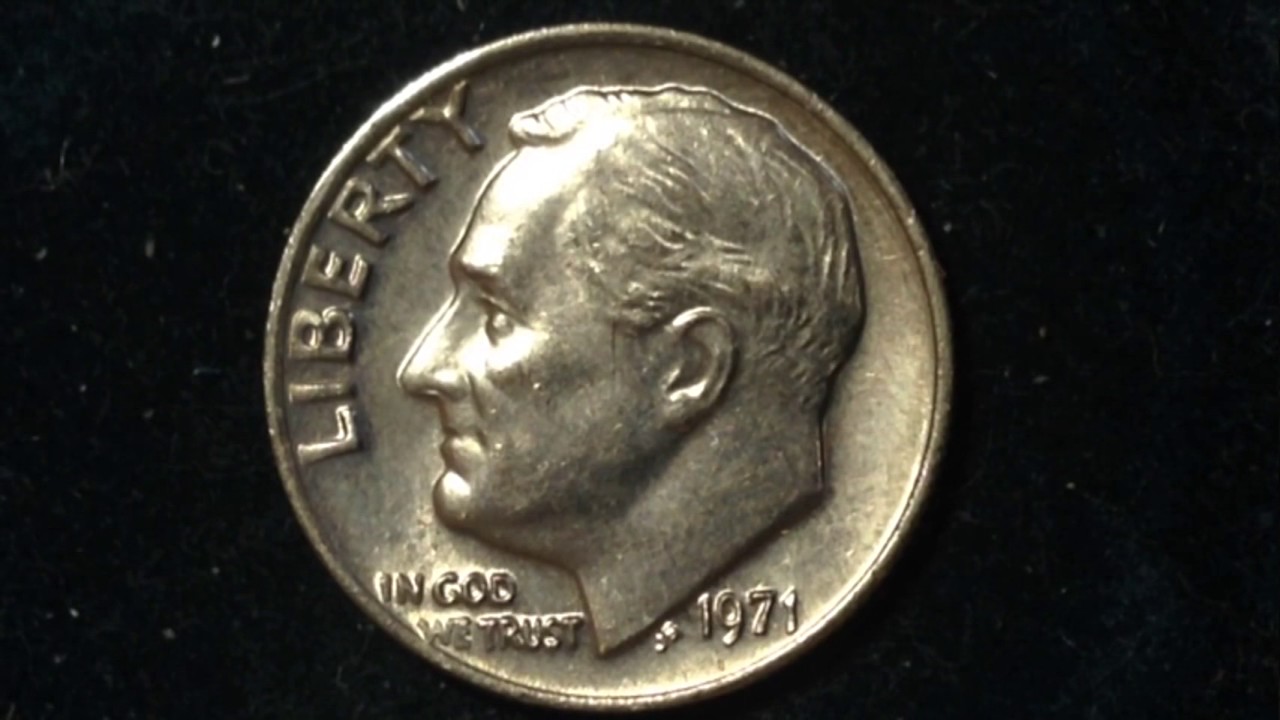 1971 Roosevelt Dime (Mintage 163 Million)