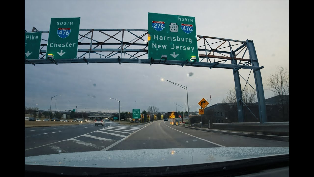 “Sleet Storm + Highway Split = Pure Chaos” #automobile #car #travel