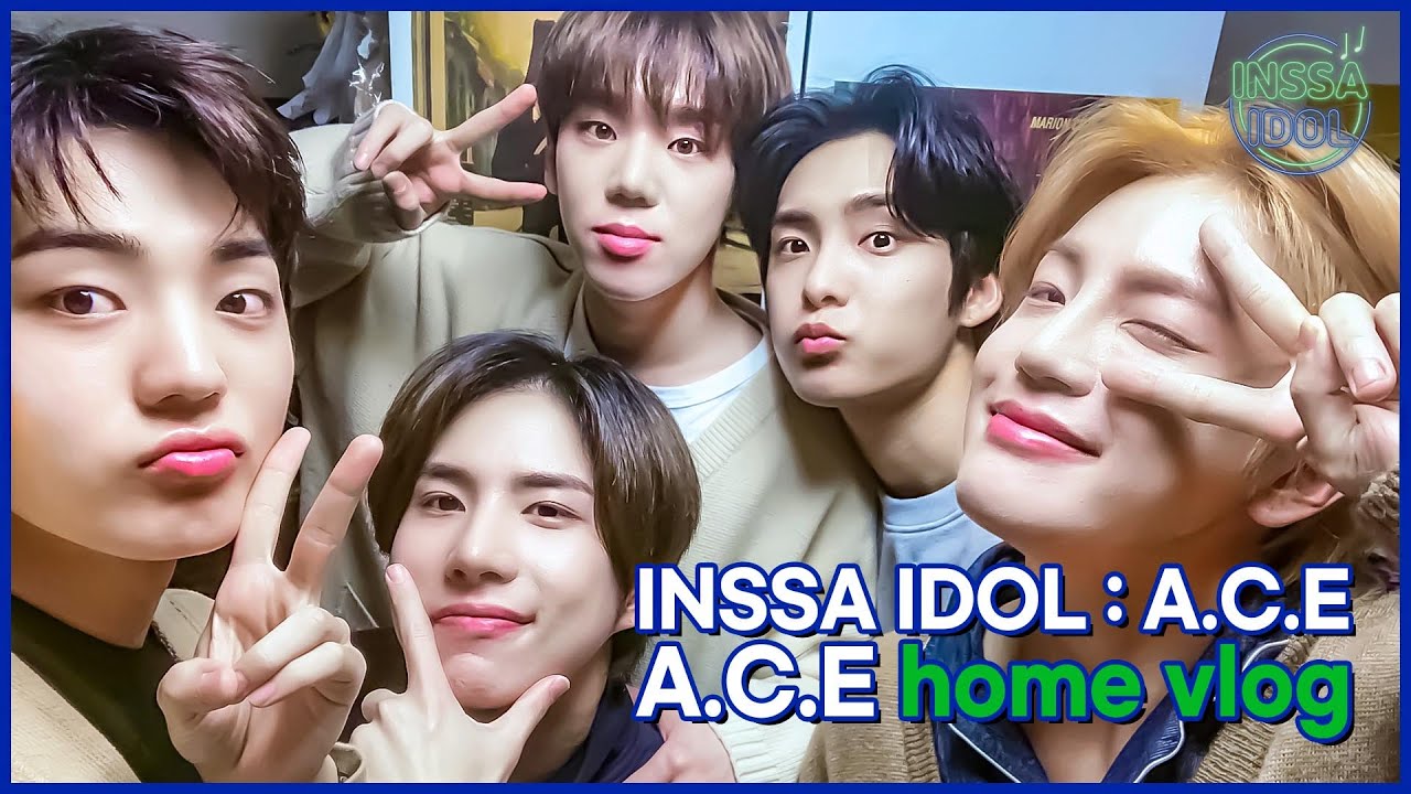 Домашний влог A.C.E в INSSA IDOL📹