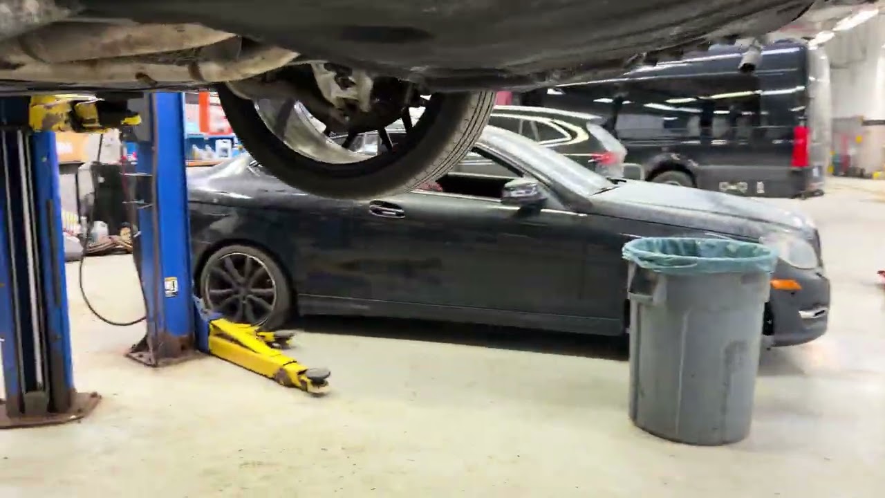 Underneath a AMG GT 63S Mercedes Benz 