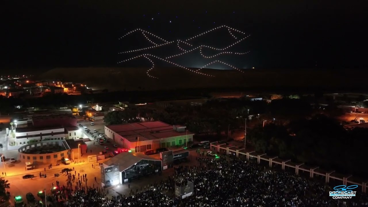 Spectacle de 300 drones lumineux – Moussem de Tan-Tan 2025 | Drone Cast Company