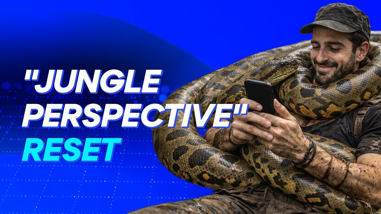 Digital Anxiety vs. Real Survival Stress.