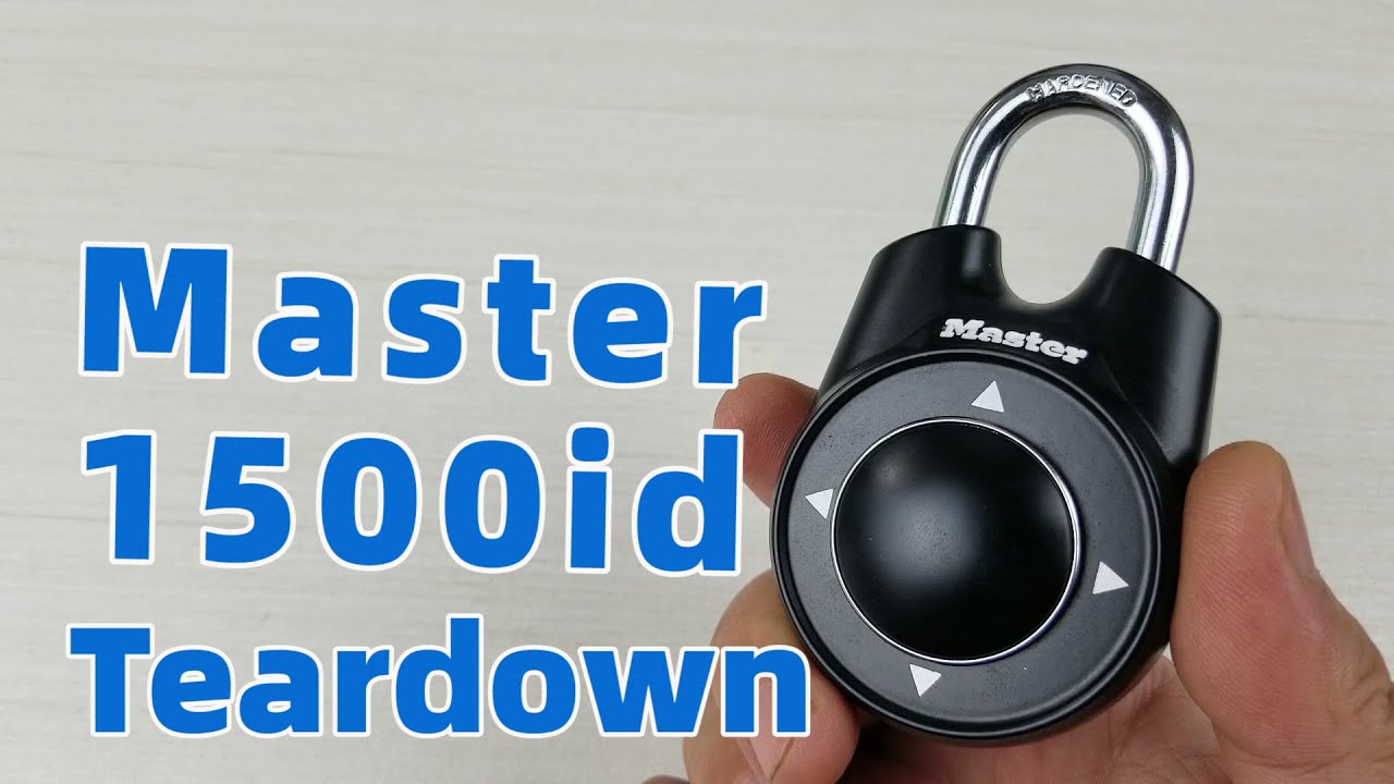 Master Lock 1500id Teardown