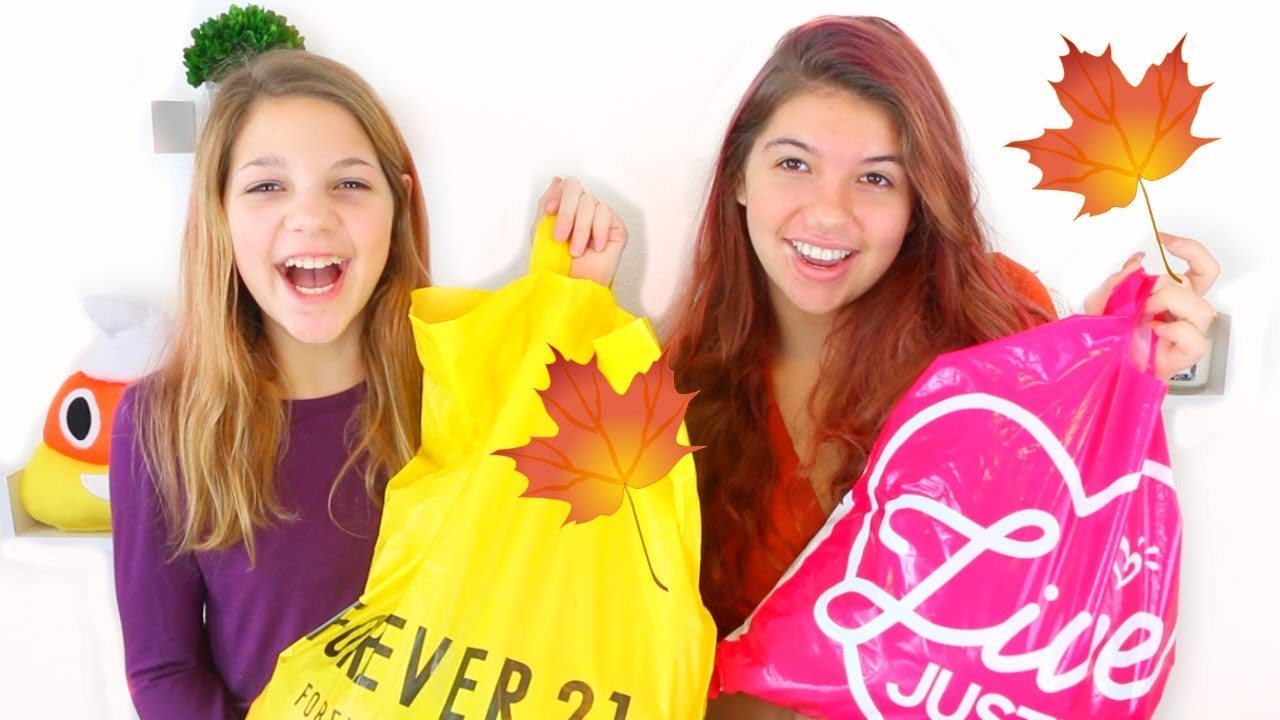 Fall Try On Haul Forever 21, Justice | Sis vs Sis