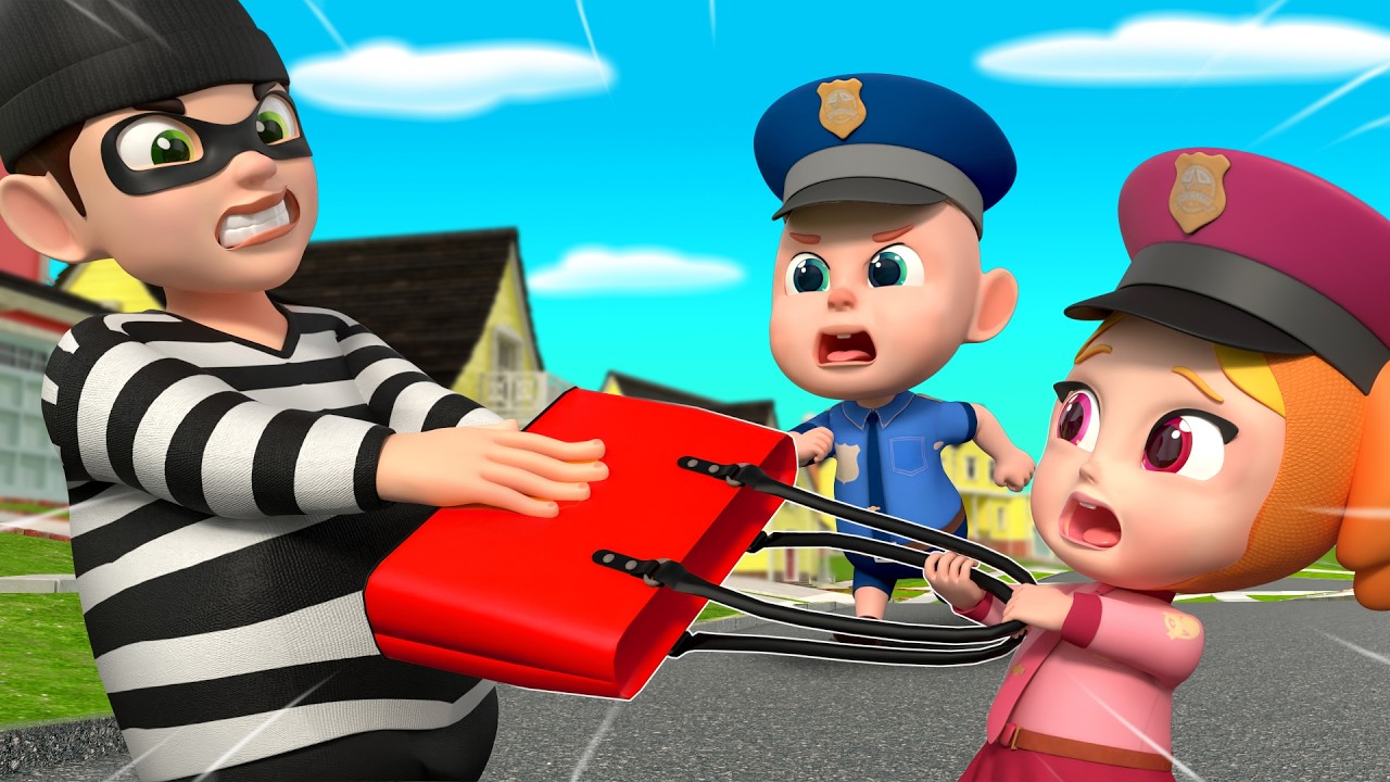 Baby Police Officer 🚓 | Rescue and Protect | Educational Kids Song | Rosoo Nursery Rhymes