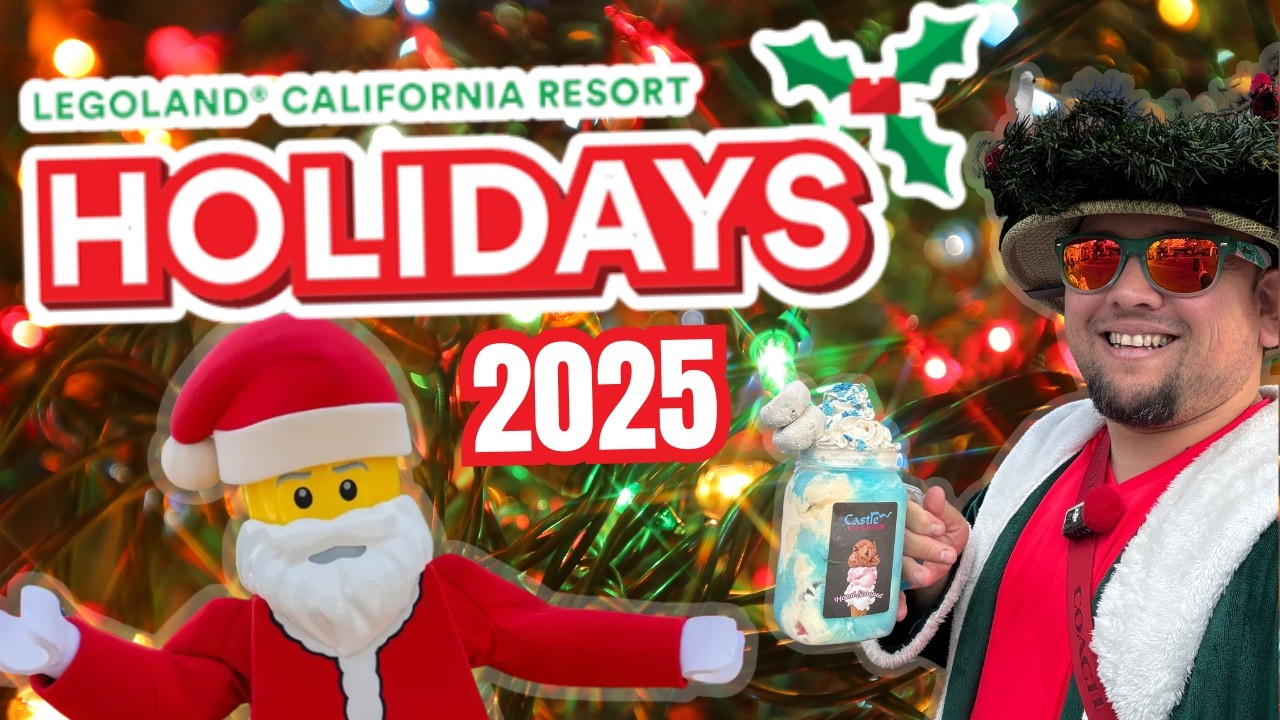 Праздники в LEGOLAND California 2025: новые шоу, вкусные угощения и праздничное веселье! 🎅🎄