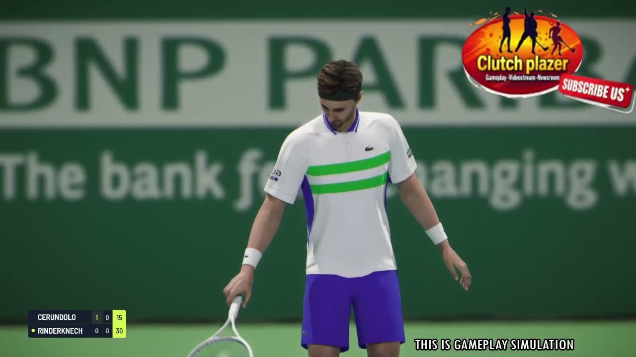 Indian Wells Open | Juan Cerundolo   vs Arthur Rinderknech    | [08 MAR 2026] | Gameplay Simulation