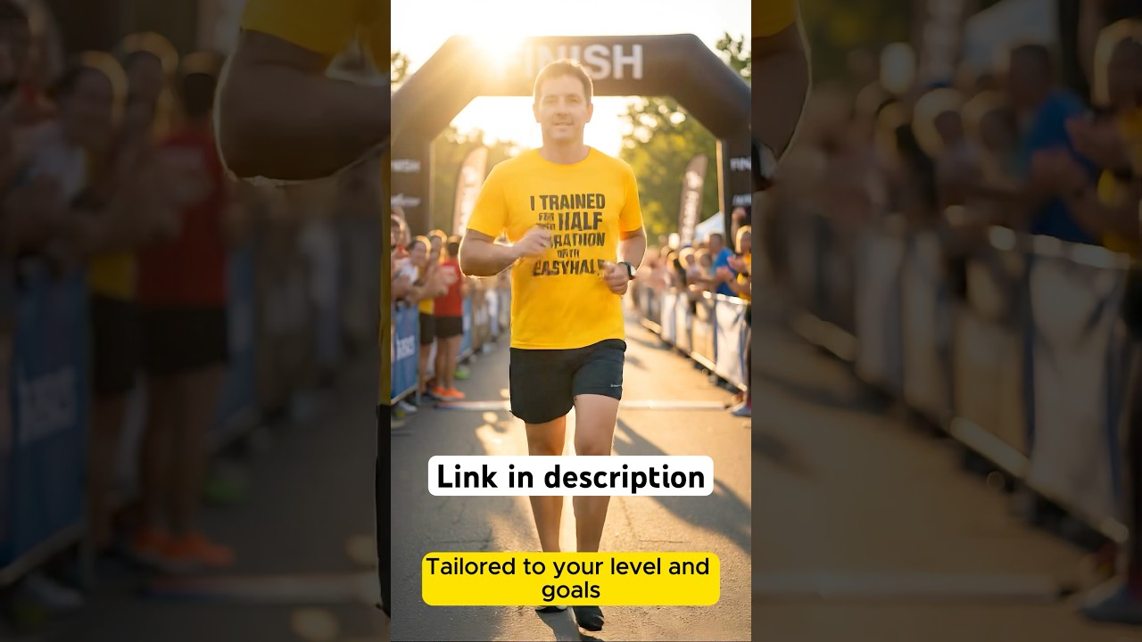 He ran a HALF MARATHON without training 🙈🏃‍♂️ 