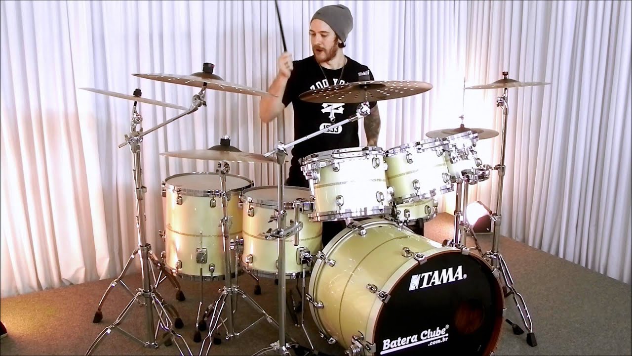 Tama Starclassic Bubinga Elite sound check com Dani Weksler NX Zero