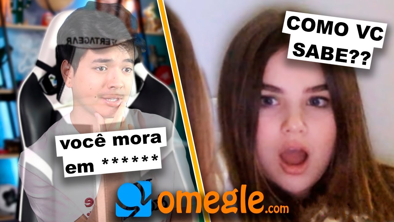 Falando a LOCALIZAÇÃO das PESSOAS e dps DESAPARECENDO no OMEGLE