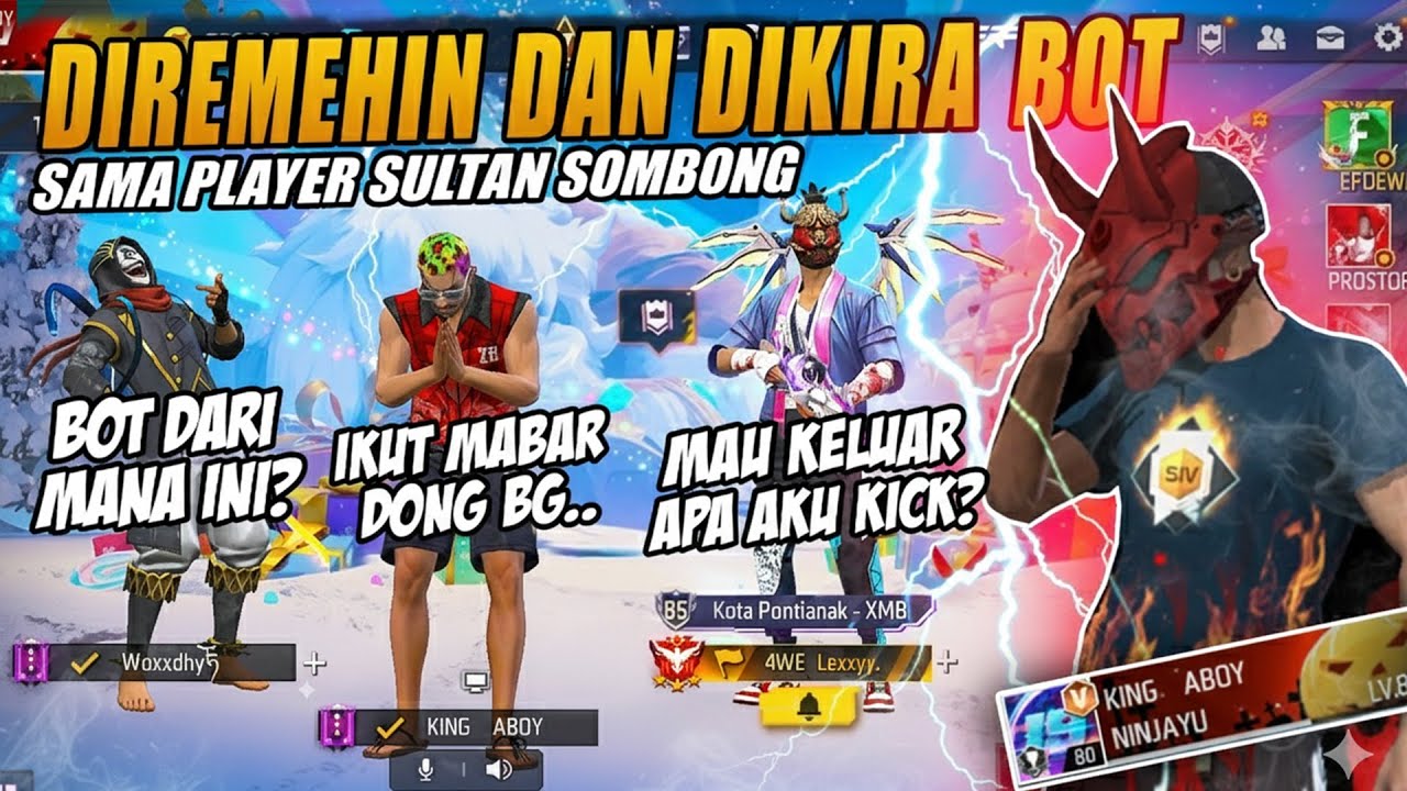 Nyamar Jadi Bot Masuk Ke Global Malah DI Hina Dan Di Remehin Akhirnya Gua Bikin Mereka Kena Mental