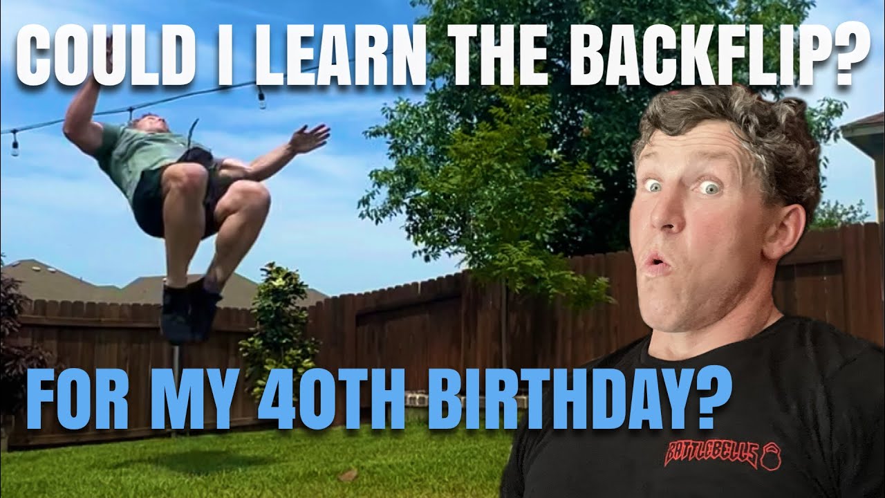 Backflip on ground at 40 years old?