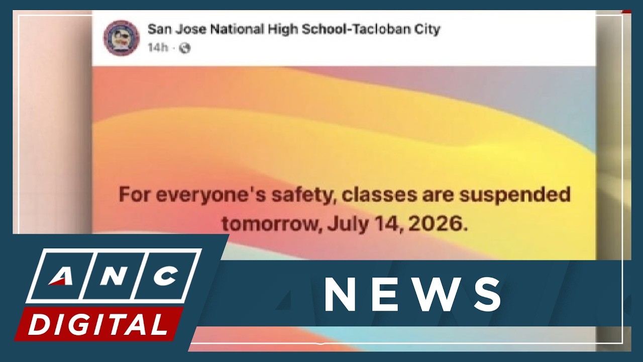Classes suspended again at  Tacloban school where tragic shooting happened | ANC